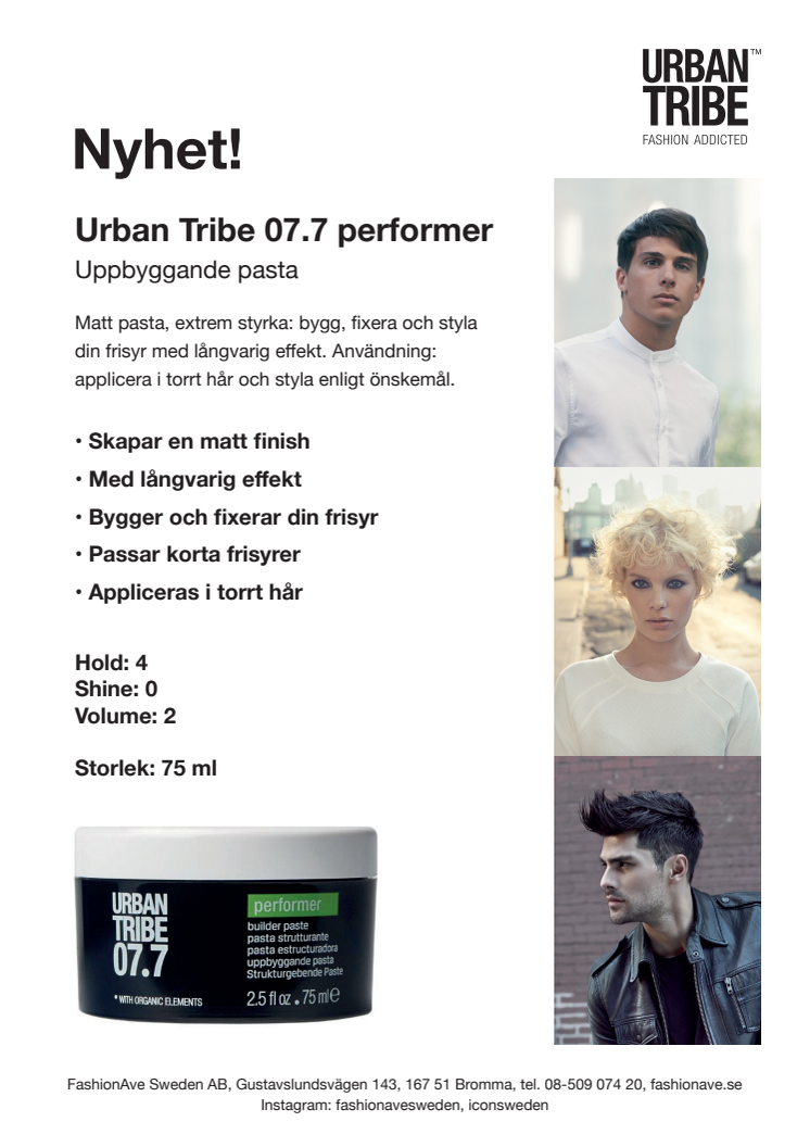 Urban Tribe 07.7 Performer