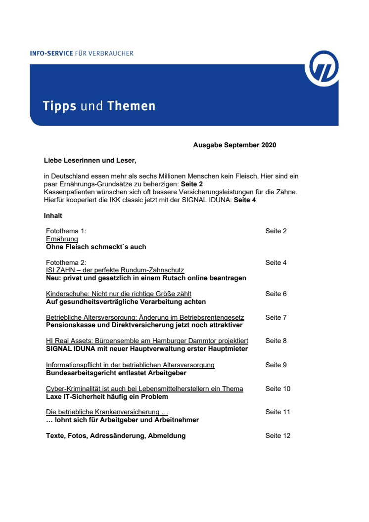 Tipps und Themen 9-2020