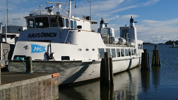 Rederi Mälarstaden skeppar passagerare från Västerås