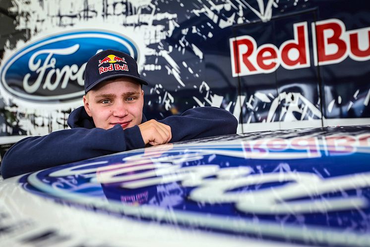 Joni Wiman valmiina Amerikan Global Rallycross -sarjan Daytonan osakilpailuun