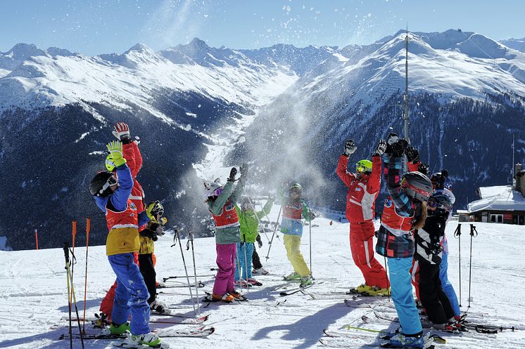Kids4Free: Viel Spaß beim Skiunterricht in Davos in Graubünden
