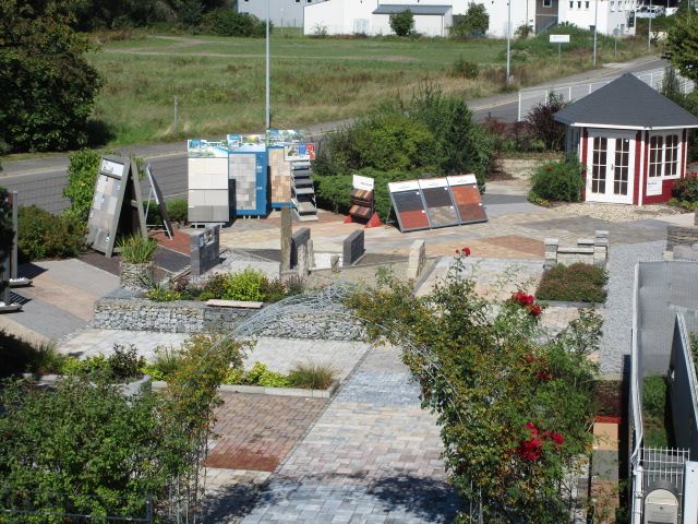 Die neu gestaltete Gartenausstellung der H+K Baustoffe GmbH in Kamenz