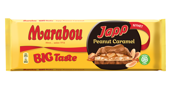 Marabou JAPP Penaut Caramel Big taste
