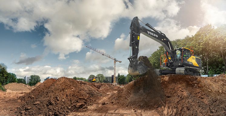 Volvo EC250E och EC300E grävmaskiner