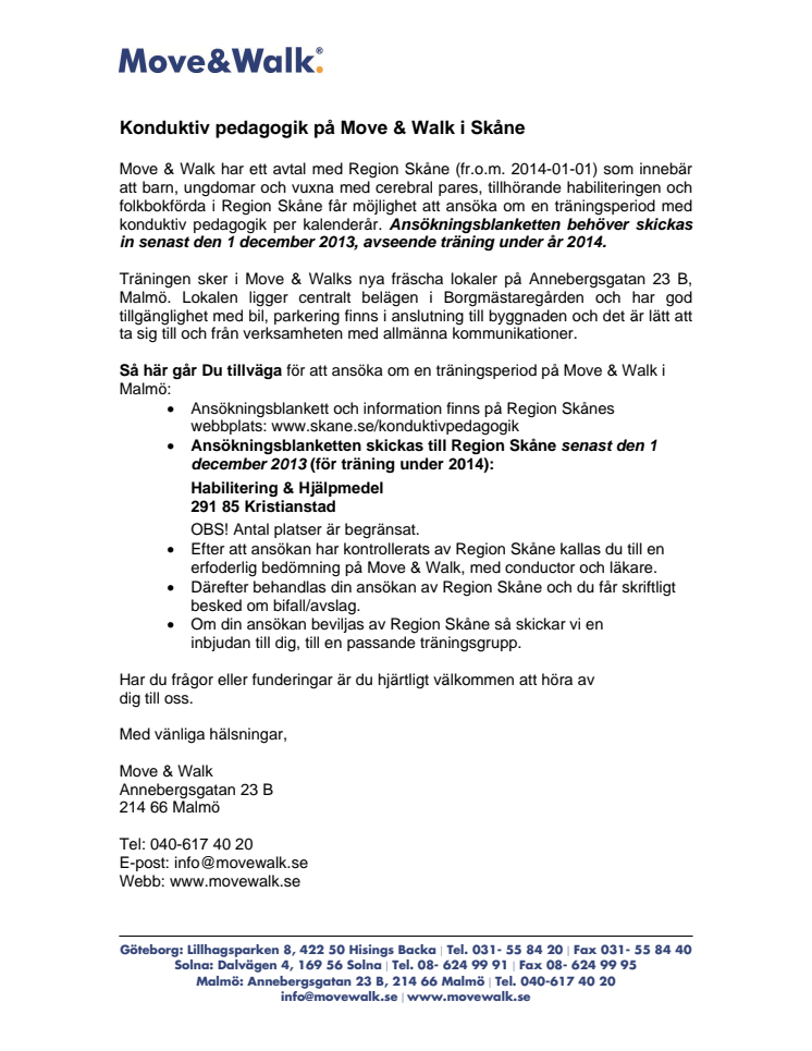 Träna KP i Skåne? Ansök senast 1 december!