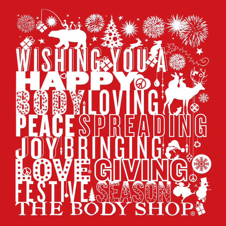 Julens gåvor kommer från The Body Shop