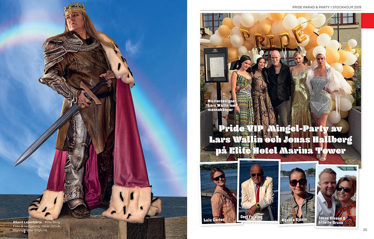 Pride 2019, Rikard Lejonhjärta, stylist Peter Englund