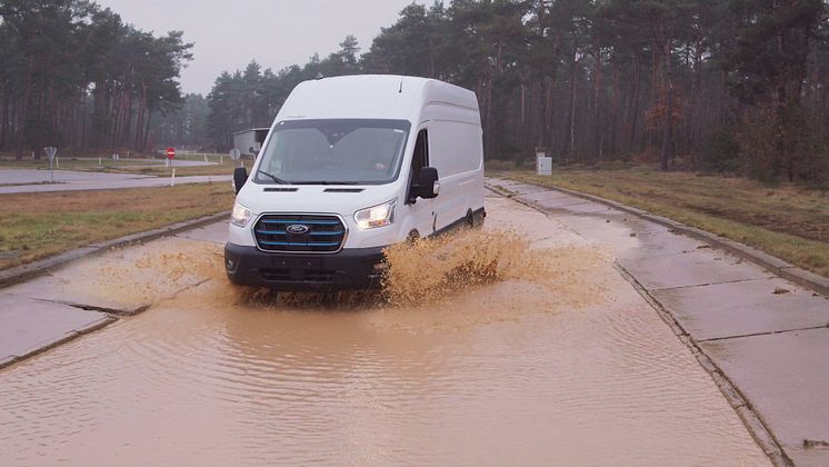 Ford E-Transit testing 2021