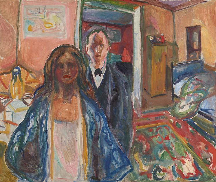 Edvard Munch: Kunstneren og hans modell / The Artist and his Model (1919-21)