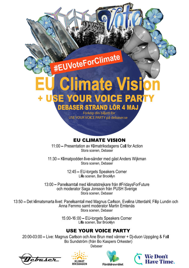 EU Climate Vision + USE YOUR VOICE 4 maj