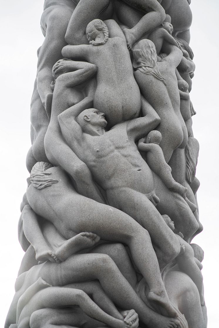 The Vigeland Park The Monolith detail