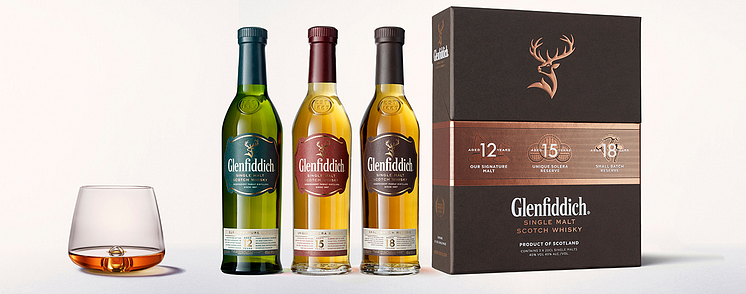 Glenfiddich 12, 15 & 18