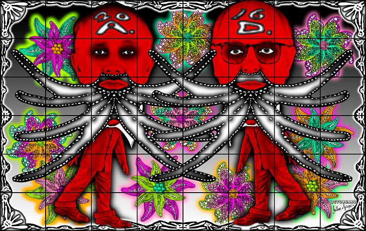 Gilbert & George,  OCTOBEARD, 2016