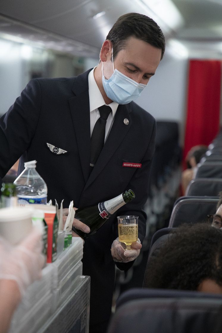 Surgical Mask On Board Air France