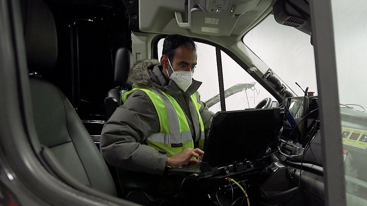 Ford E-Transit testing 2021