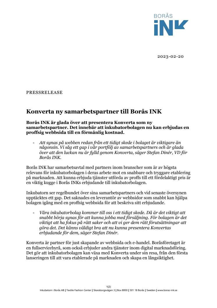 PM - Konverta ny samarbetspartner till Borås INK.pdf