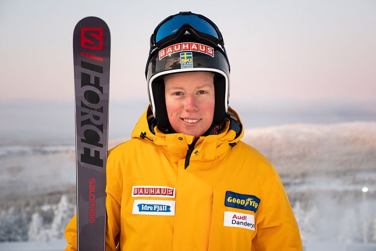 Skicross-åkaren Sandra Näslund, Kramfors Alpina.