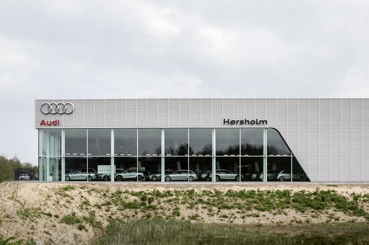 Audi Hørsholms nye hus maj 2017