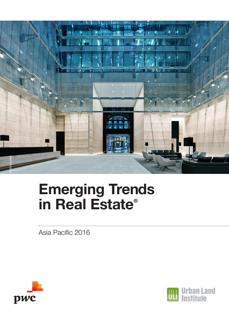 Report: Emerging Trends in Real Estate® Asia Pacific