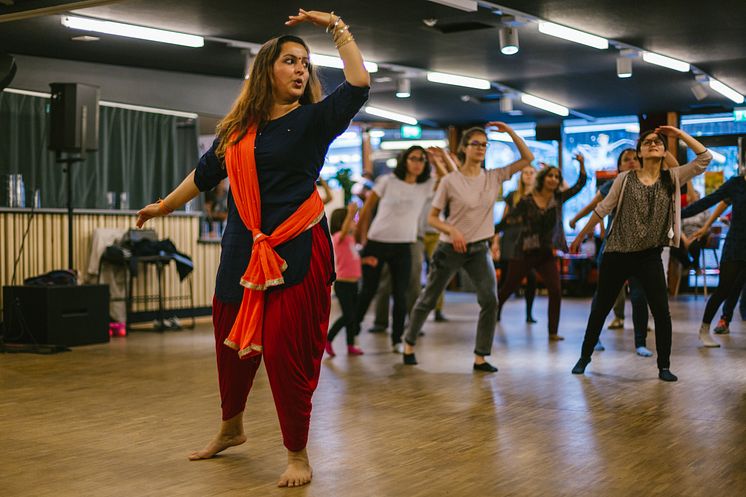 Oslo Kulturnatt 2018 Bollywood workshop på Melahuset 