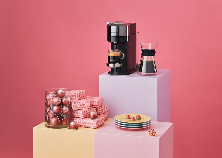 Nespresso x Joy Harris. Photo by Olof Ringmar. Product 50x70