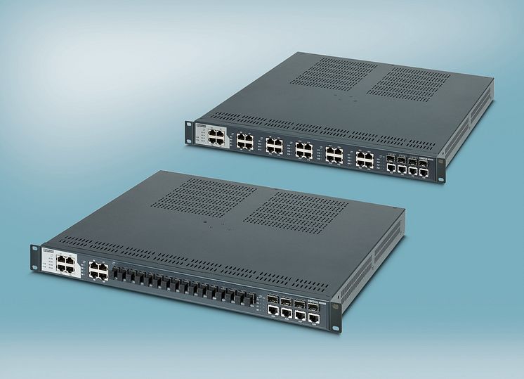 19” rack switche til kontrol- og datacentre