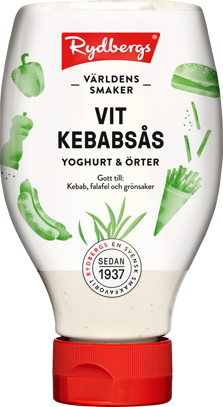 Vit Kebabsås 450ml