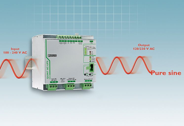 Intelligent UPS protects sensitive AC loads 