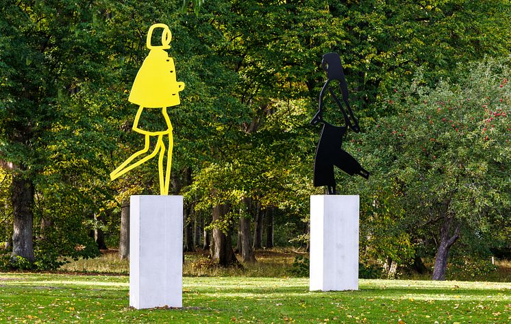 Julian Opie. Elena 1. Sonia 1. Foto_Eivind Lauritzen_1