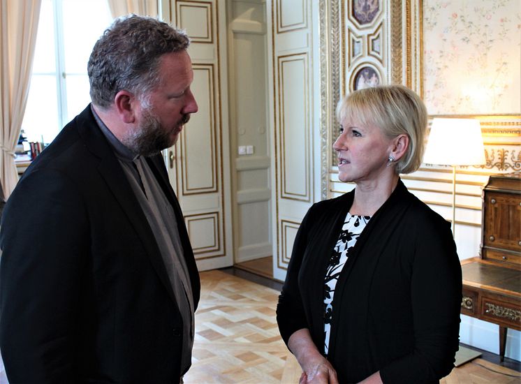 Lasse Svensson i samtal med Margot Wallström