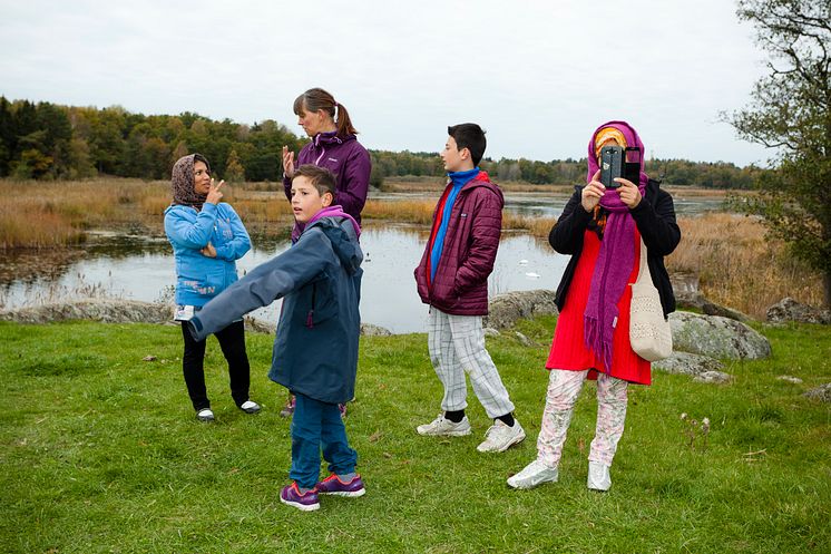 Bild från tidigare projekt med Studiefrämjandet tillsammans med volontärer - 2.