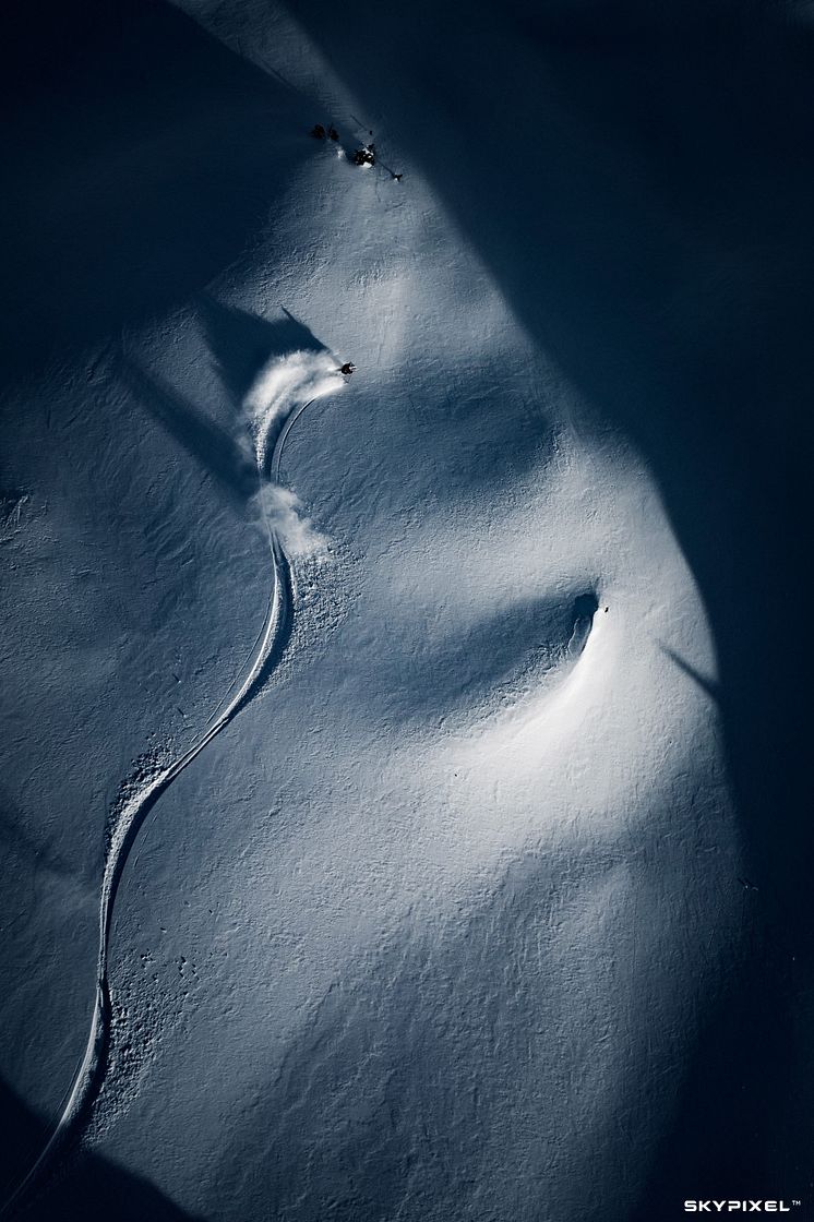 2018 SkyPixel Contest-Photo Group-Second Prize-Sport-Shadow Skier #5