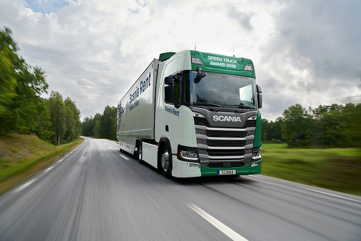 Scania Green Truck 2019 auch zum Mieten 