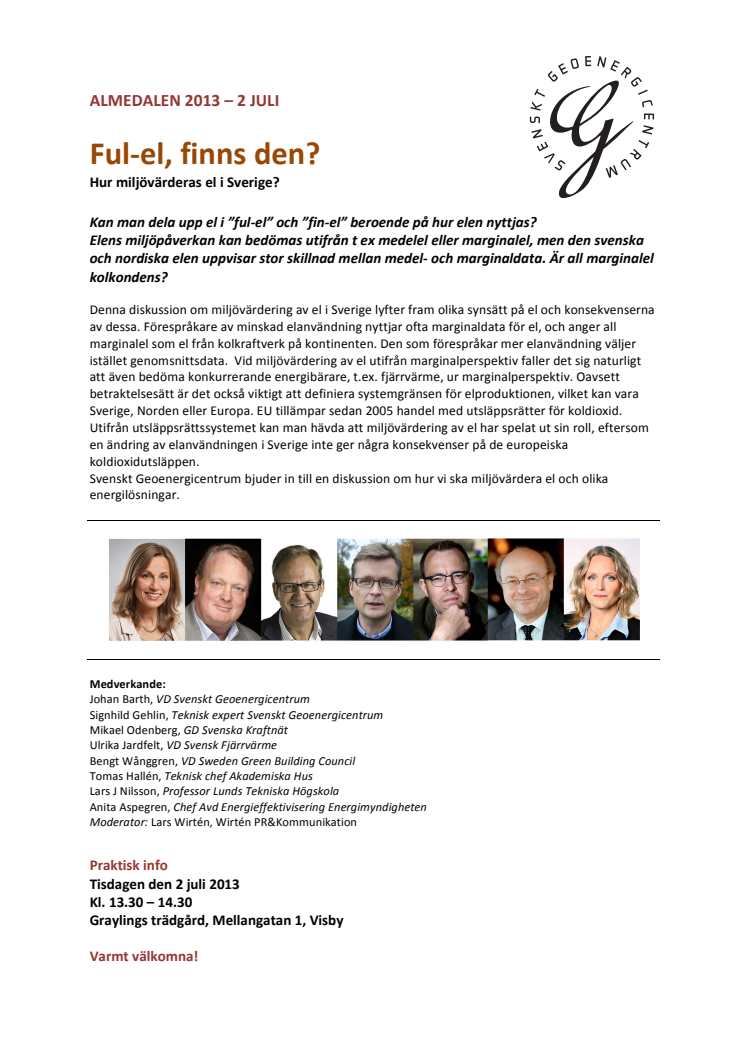 Ful-el, finns den? Ett Almedalsseminarium om marginalel