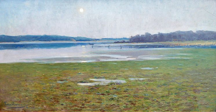 Edvard Westman, Mattas Ören, 1890. Olja på duk, 65 X 126 cm. Ålandsbanken. 