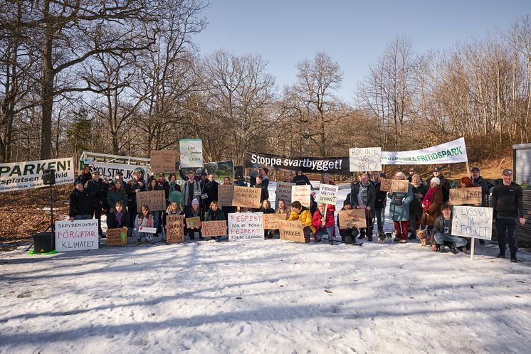 Demonstration LPL och FFF 4 mars 2022