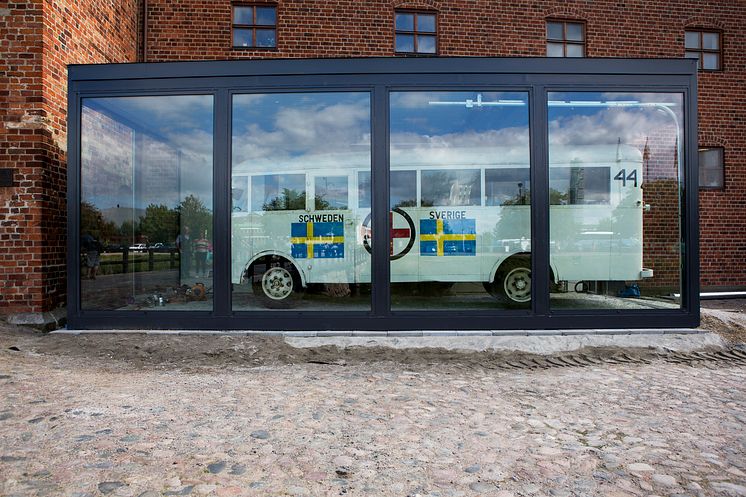 Pressbild 2: Vita bussen på Malmöhus