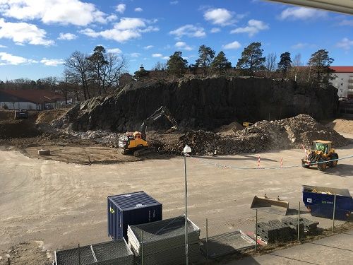 190301 Fyren Nynäshamn, Markarbete
