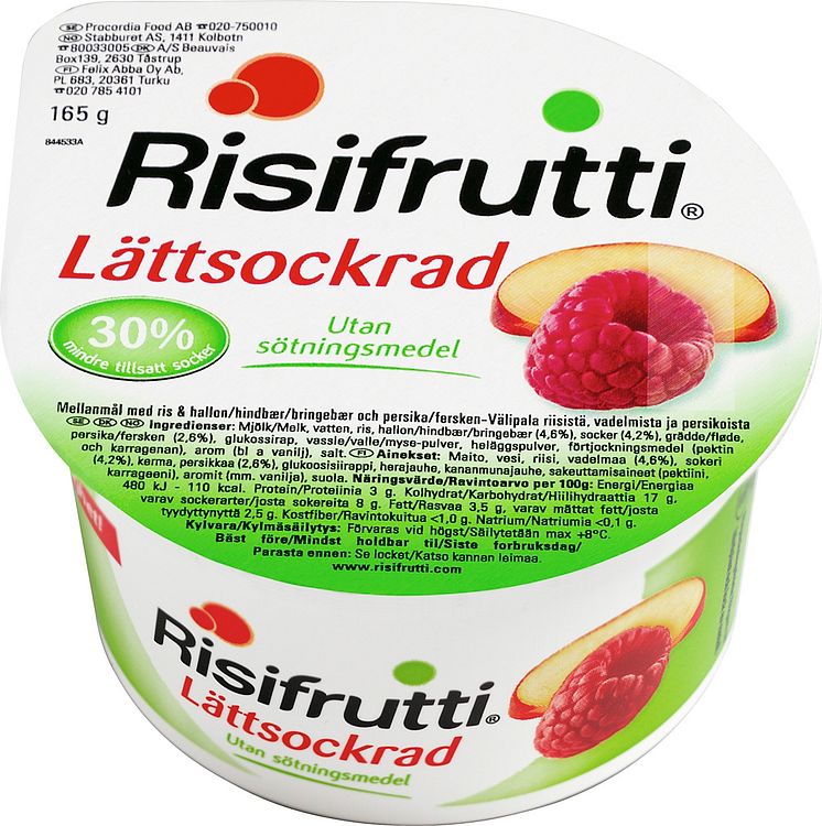 Risifrutti® Lättsockrad