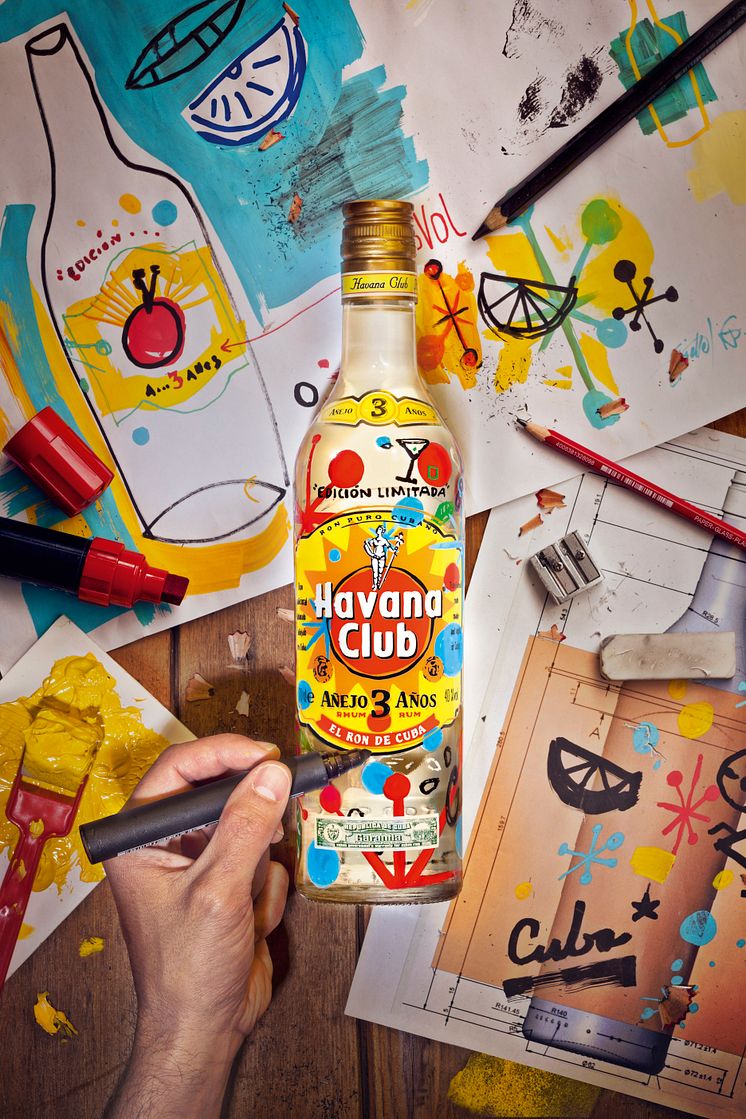 Die Havana Club Limited Edition wurde gemeinsam mit kubanischen Künstlern gestaltet