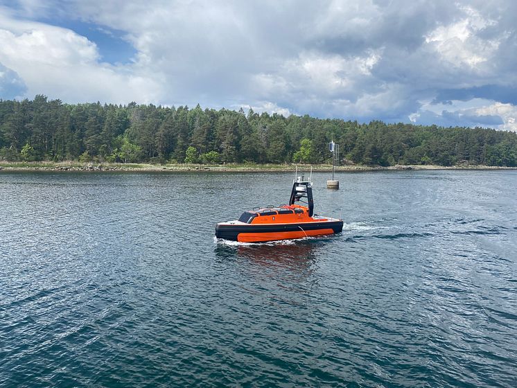 USV close to shore