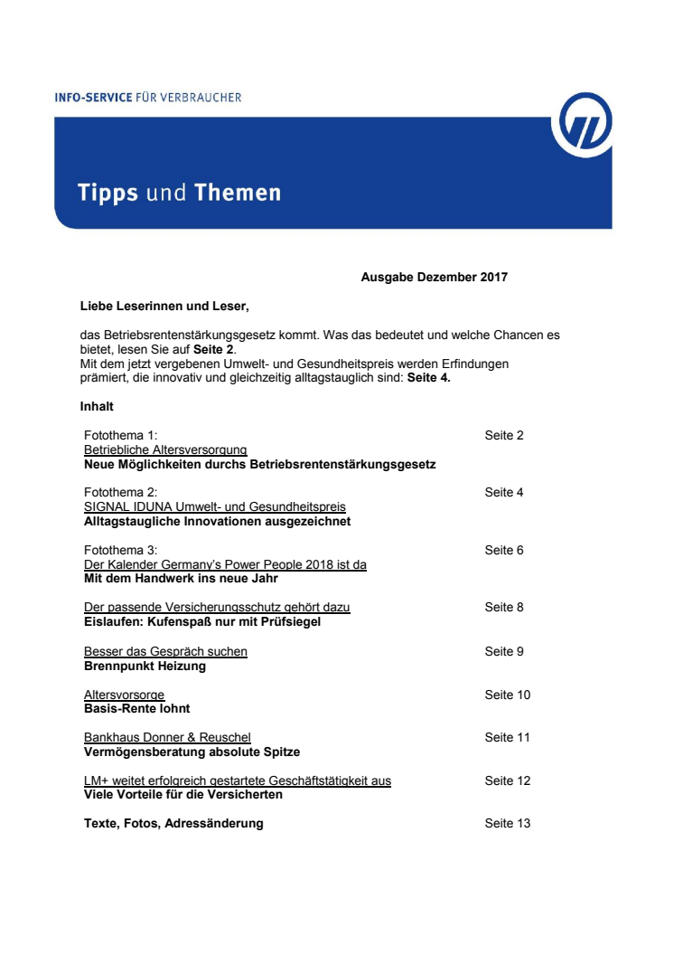 Tipps und Themen 12-2017
