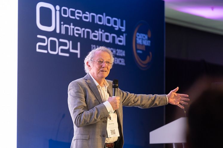 Oi24 - Sir David King at the Catch the Next Wave conference at Oceanology International