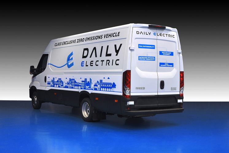 Ivecos nye Daily Electric har 100 prosent elektrisk drift