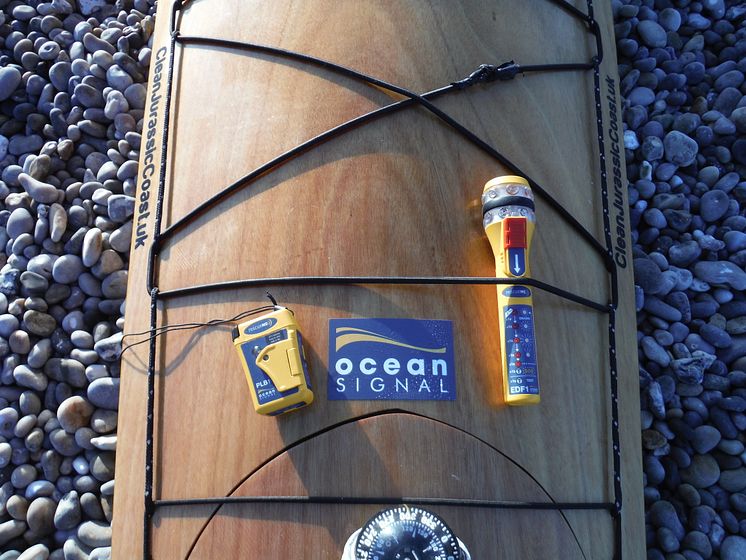 Hi-res image - Ocean Signal - Ocean Signal is sponsoring solo kayaker Roy Beal by providing him with a rescueME PLB1 Personal Locator Beacon and an electronic distress flare, the rescueME EDF1