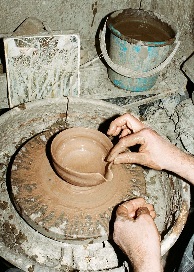 Rikard Palmqvist drejar i Gustavsberg.