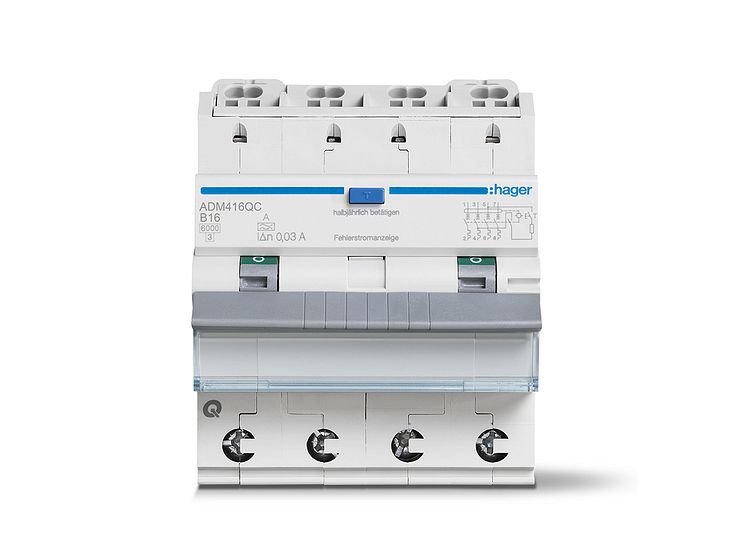Hager FI/LS-Schalter mit quickconnect Anschlusstechnik 