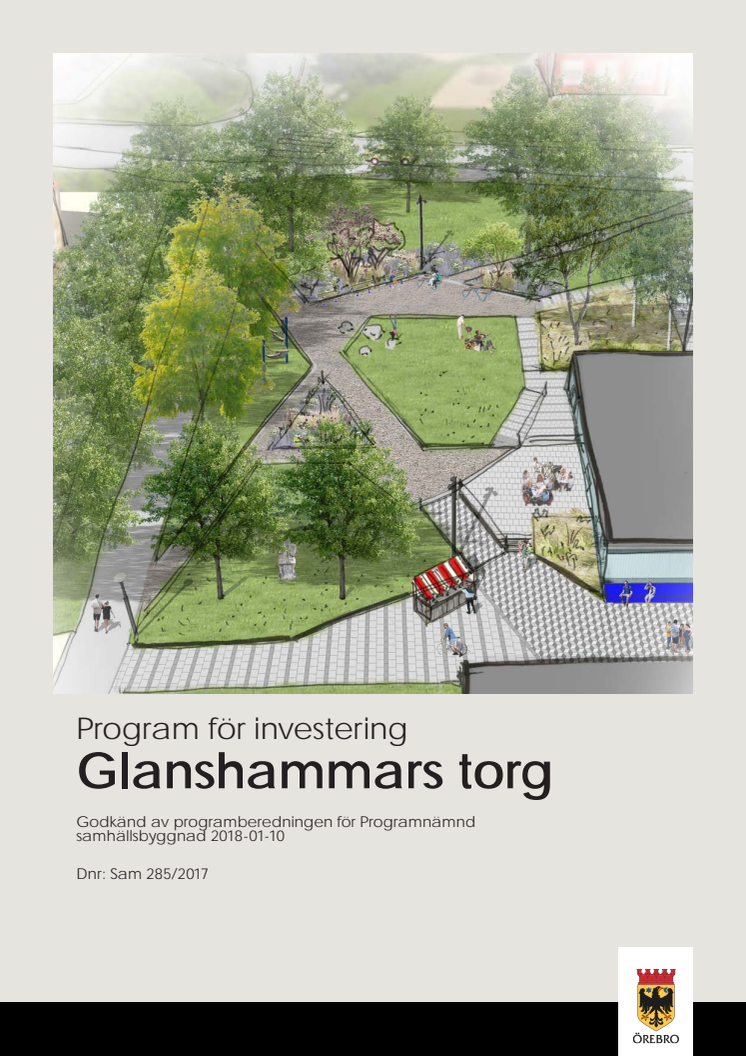 Program för investering Glanshammars torg