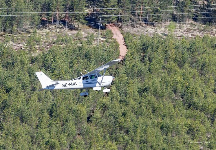 Flyg för skogsbrandbevakning