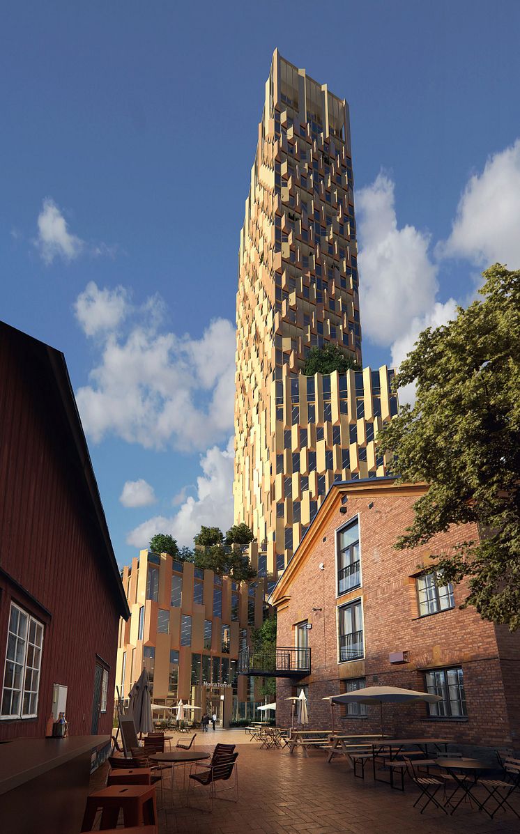 Arkitektskiss höghus